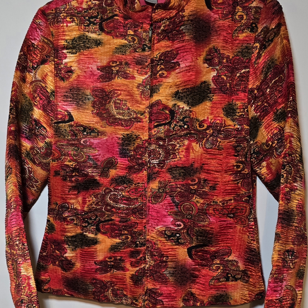 Analog Crinkle Jacket Full Zipper